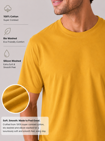Regular Tee- Mustard
