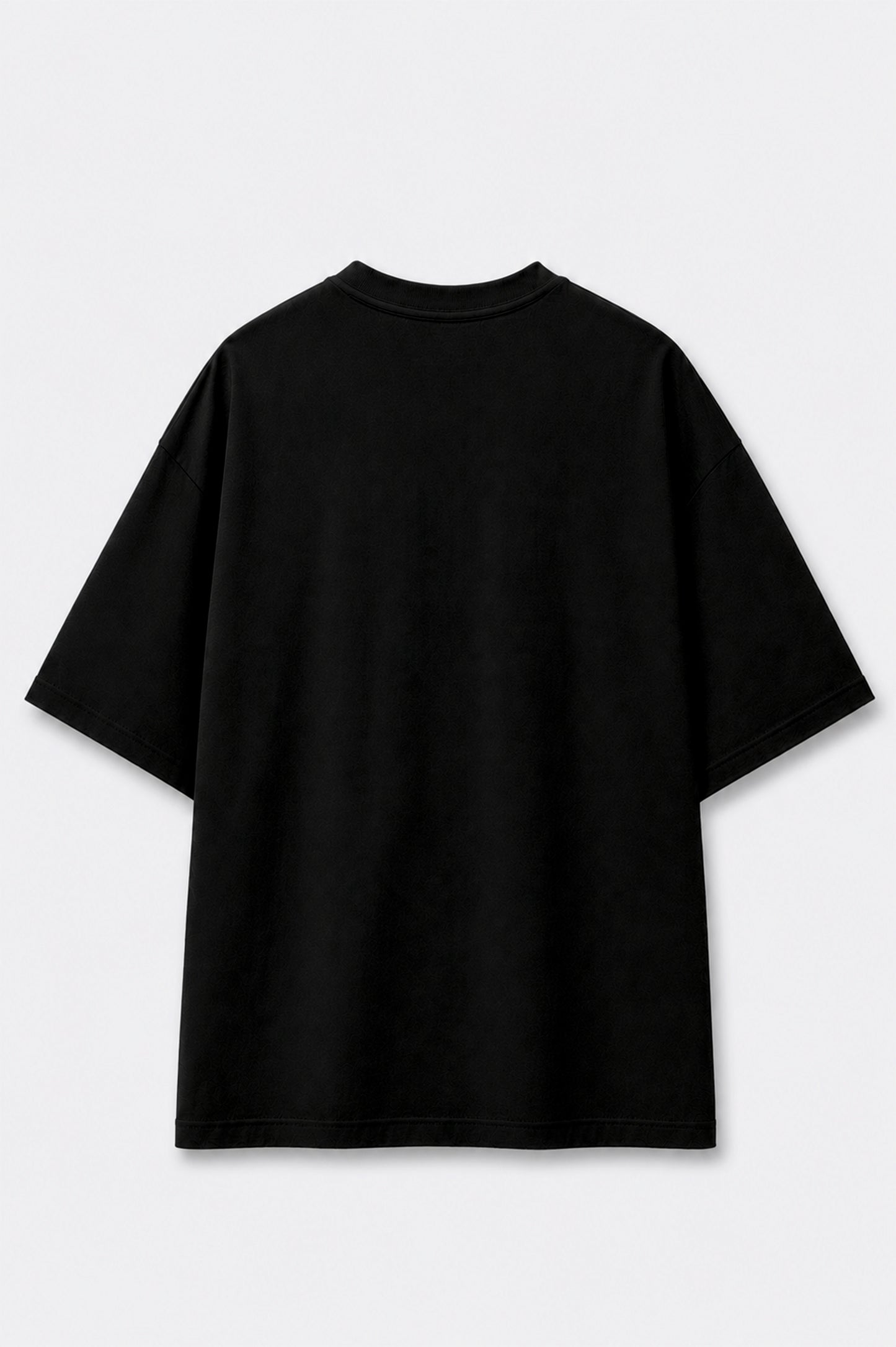 Oversized Tee: Jet Black