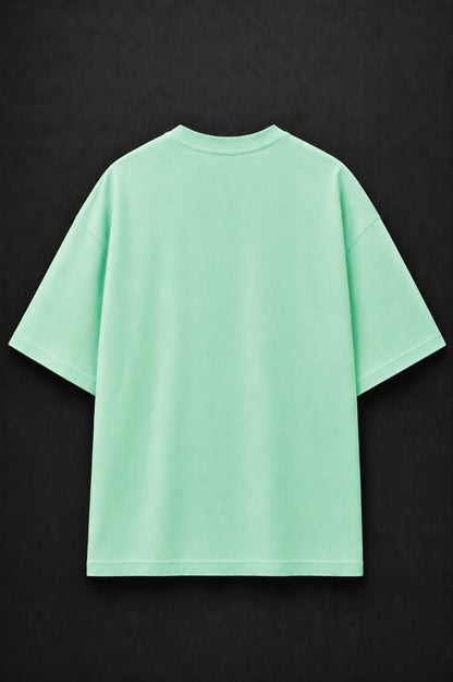 Oversized Tee: Mint Green