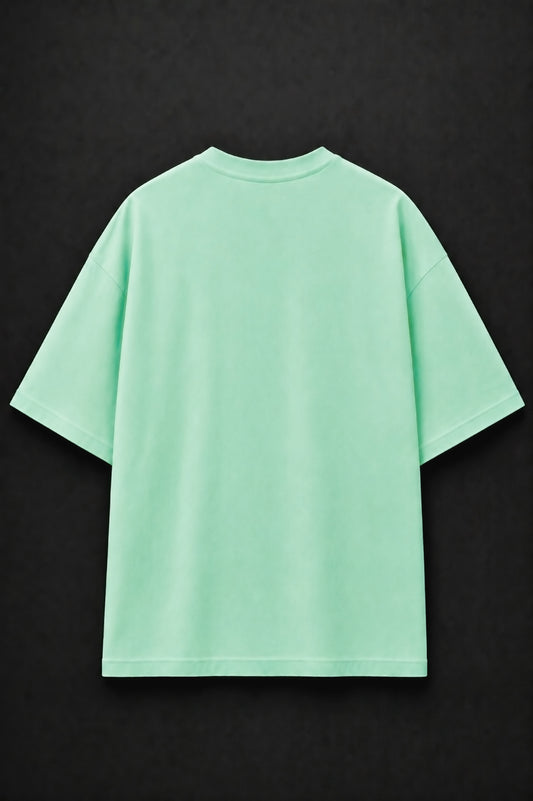 Oversized Tee: Mint Green