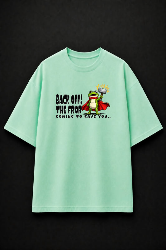 Oversized Tee: Mint Green