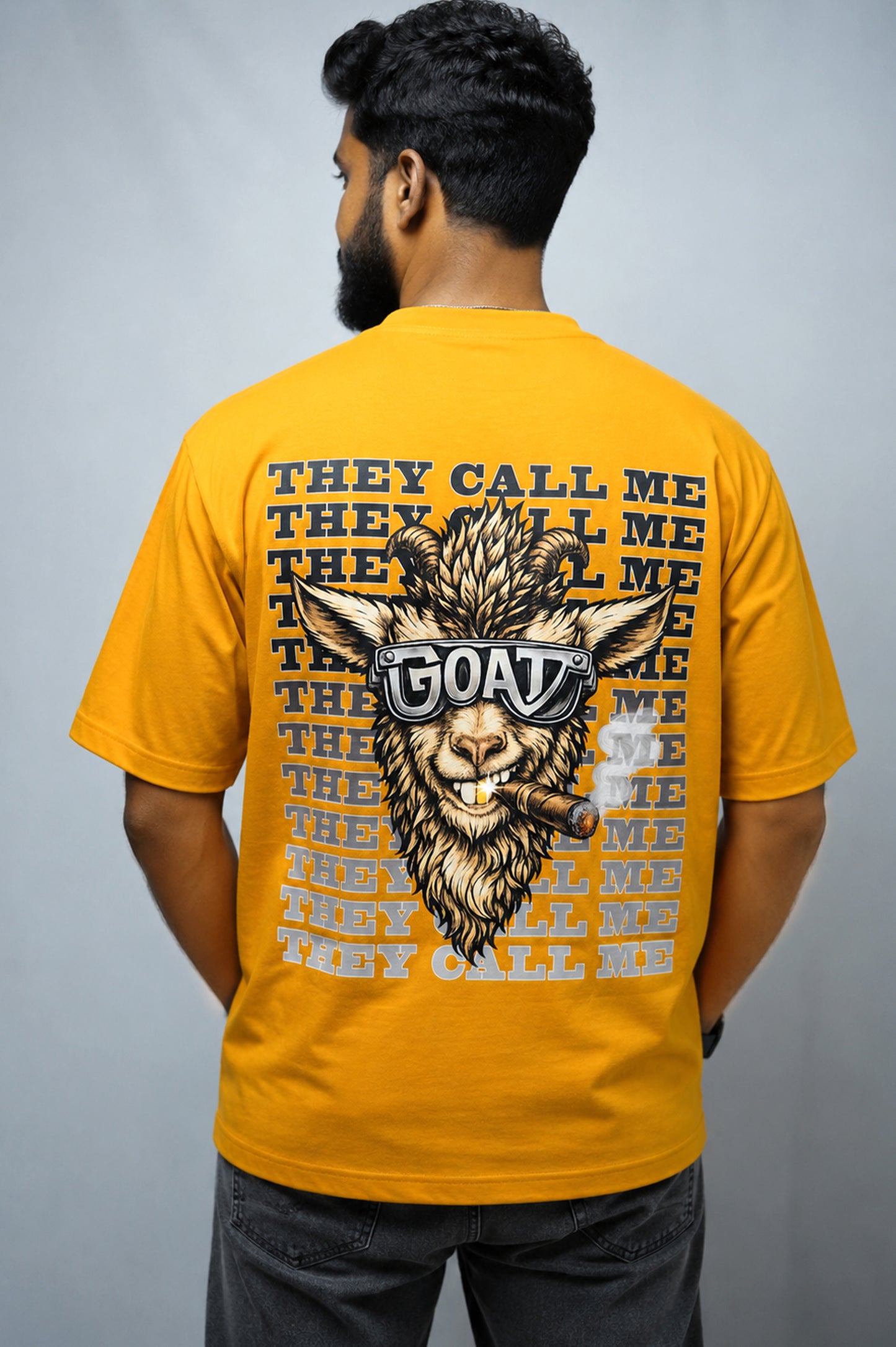 Oversized Tee: Mustard