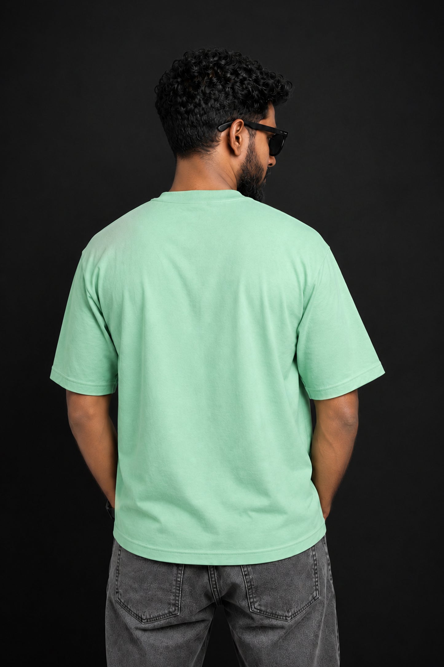 Oversized Tee: Mint Green