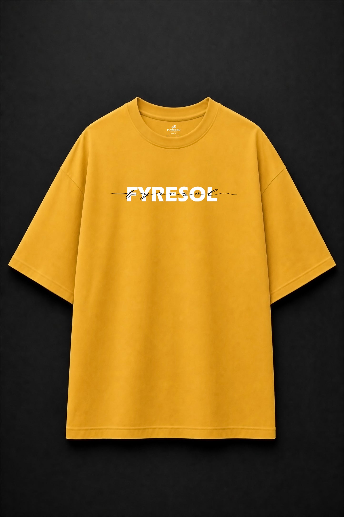 Oversized Tee: Mustard